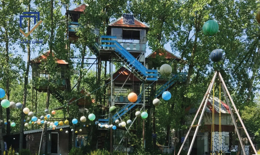 فروش سازه گردشگری آلاچیق درختی خمام